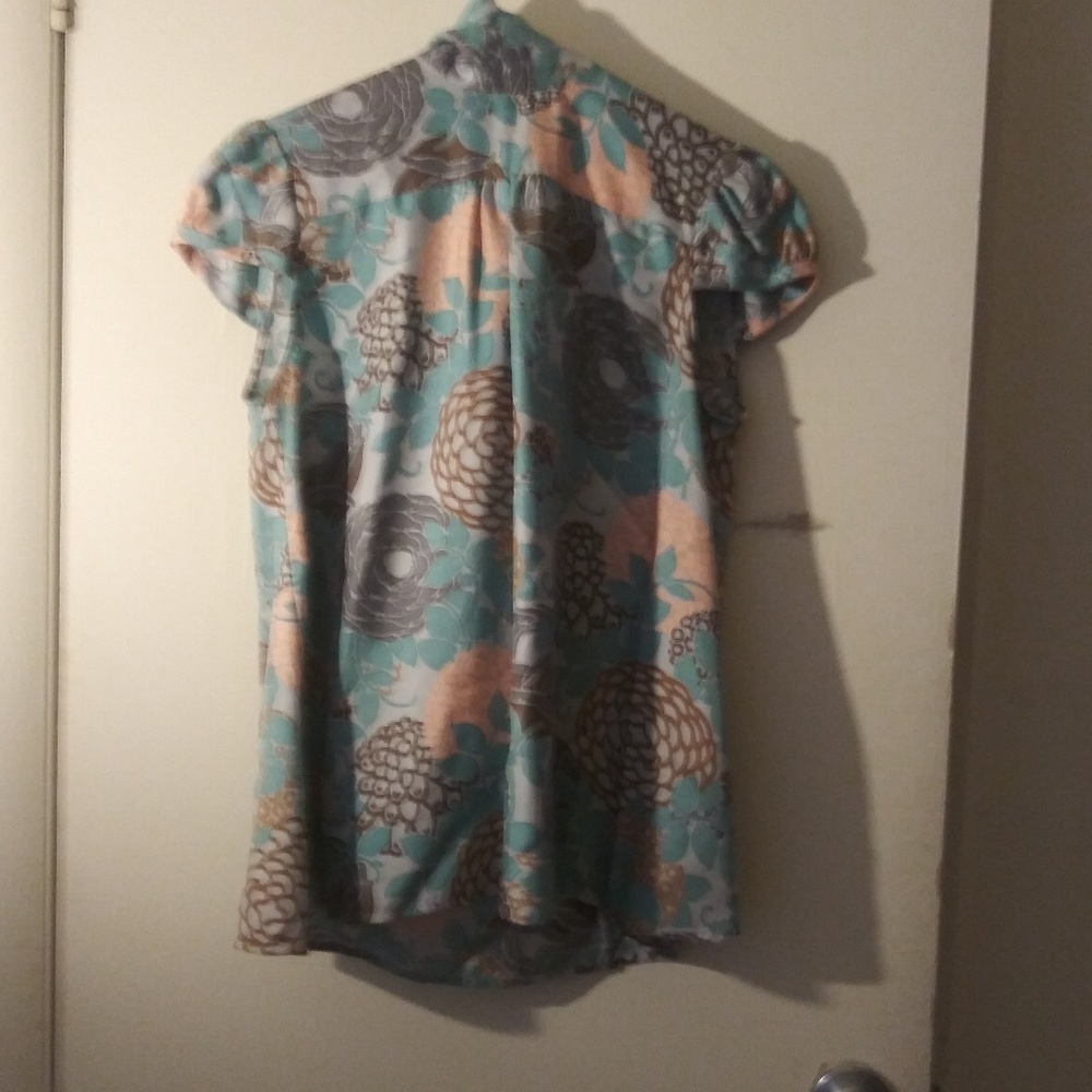 Tracy Reese cap sleeve blouse